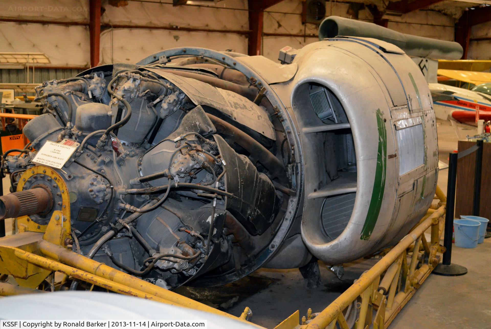 Stinson Municipal Airport (SSF) - Pratt and Whitney R4360 engine at the Texas Air Museum