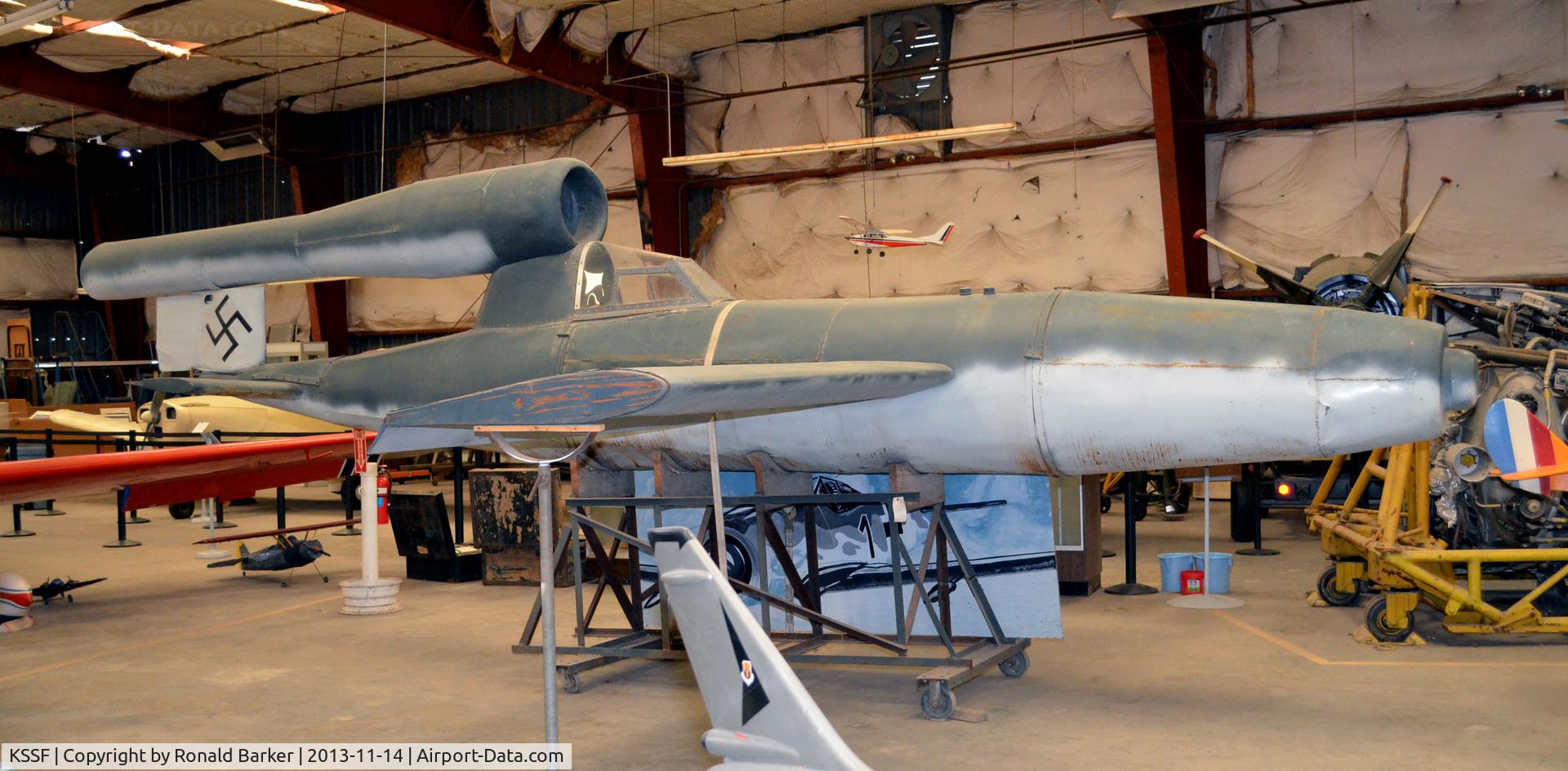 Stinson Municipal Airport (SSF) - Mockup of Fieseler Fi 103R 103 (manned V-1) at the Texas Air Museum
