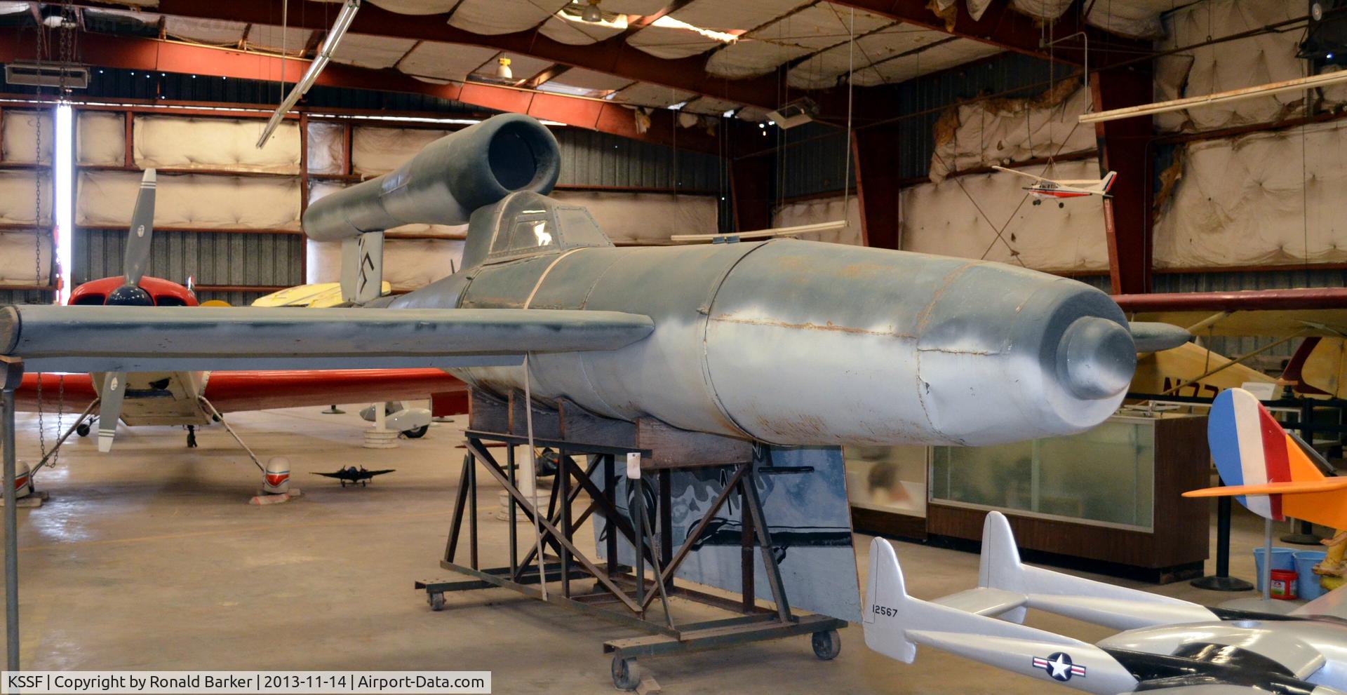 Stinson Municipal Airport (SSF) - Mock up of Fieseler Fi 103R at the Texas Air Museum