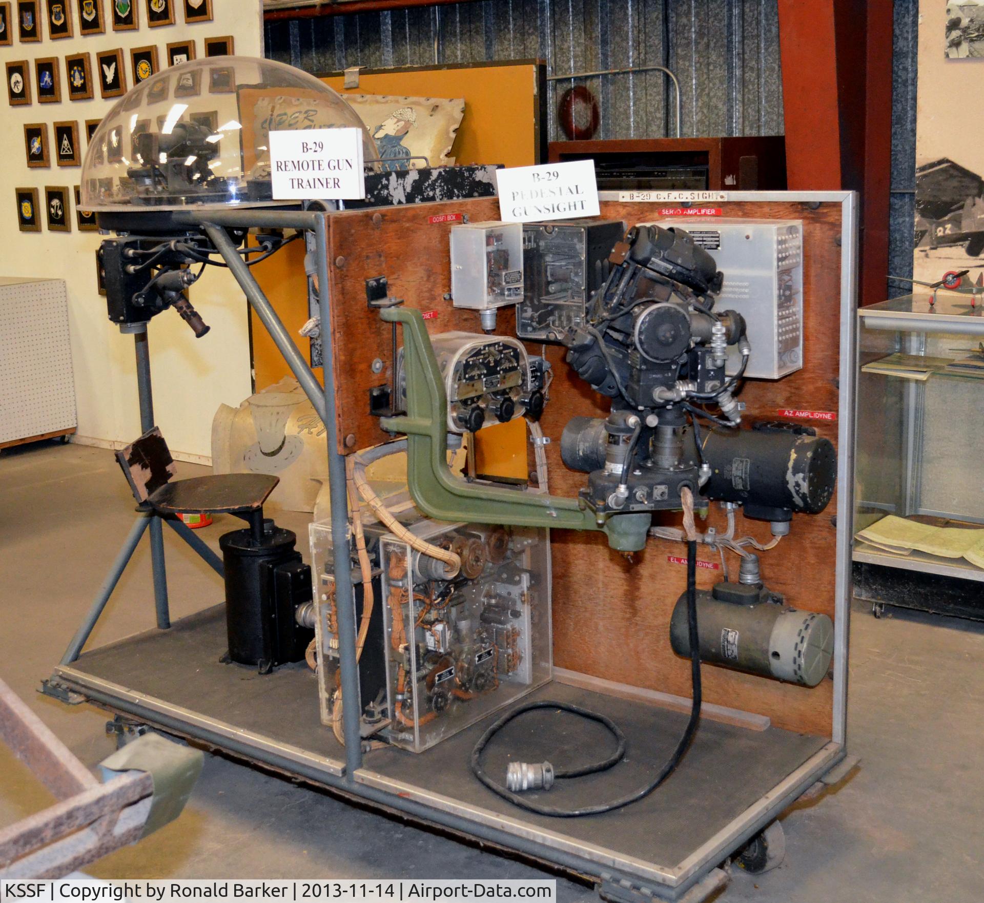 Stinson Municipal Airport (SSF) - B-29 gun sight on display at the Texas Air Museum