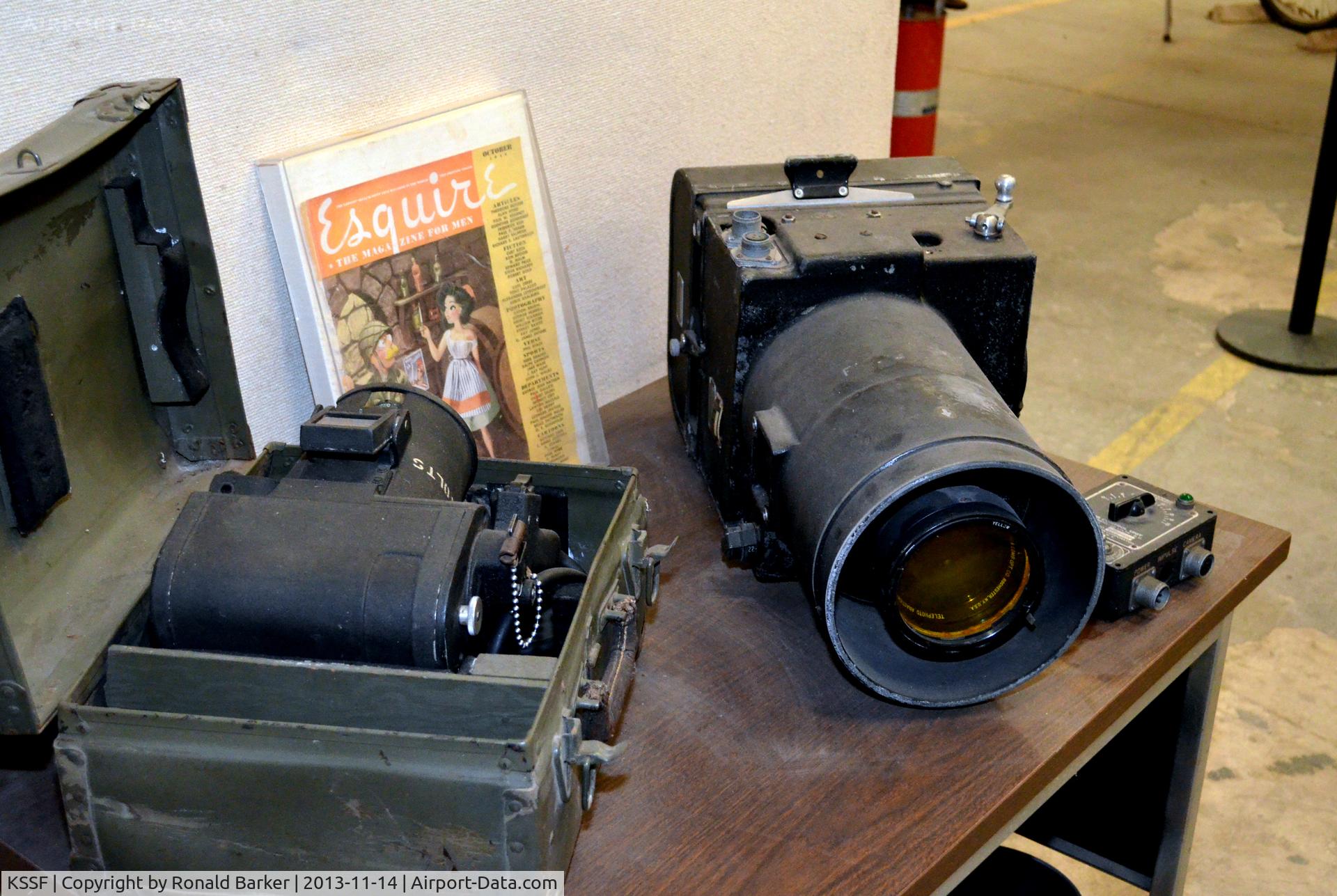 Stinson Municipal Airport (SSF) - Aerial camera at the Texas Air Museum