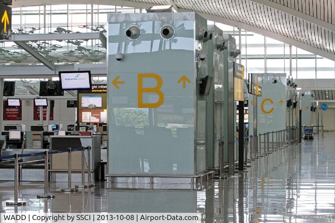 Ngurah Rai Airport (Bali International Airport), Denpasar, Bali (ICAO code also given as WRRR) Indonesia (WADD) - Bali / Ngurah Rai International Airport, New Terminal building (starting operation in October 2013)