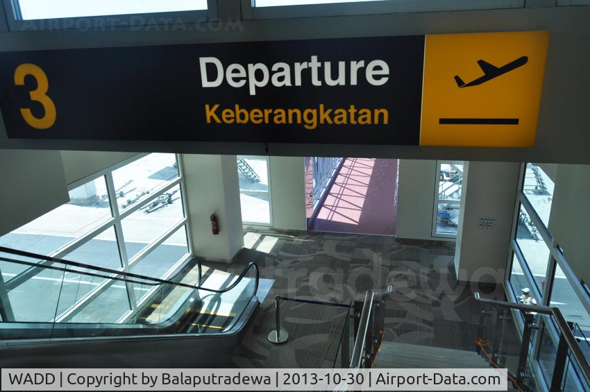 Ngurah Rai Airport (Bali International Airport), Denpasar, Bali (ICAO code also given as WRRR) Indonesia (WADD) - New expansion of Bali / Ngurah Rai International Airport Terminal building (starting operation in October 2013)