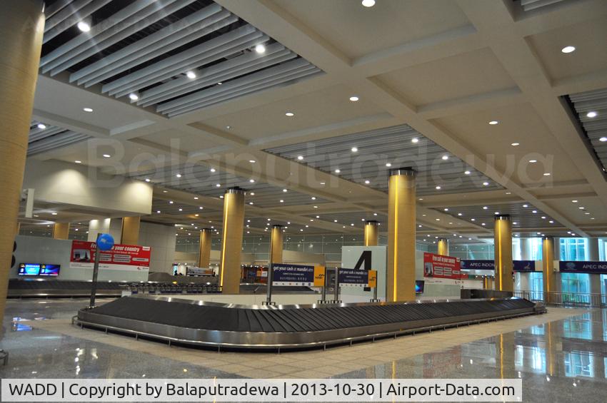 Ngurah Rai Airport (Bali International Airport), Denpasar, Bali (ICAO code also given as WRRR) Indonesia (WADD) - Bali / Ngurah Rai International Airport, New Terminal building (starting operation in October 2013)