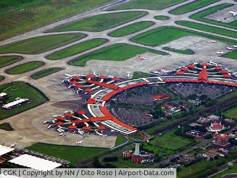 Soekarno-Hatta International Airport, Cengkareng, Banten (near Jakarta) Indonesia (CGK) - Soekarno-Hatta International Airport, Jakarta - Terminal 1 & Terminal 2 (Started operation in 1984)