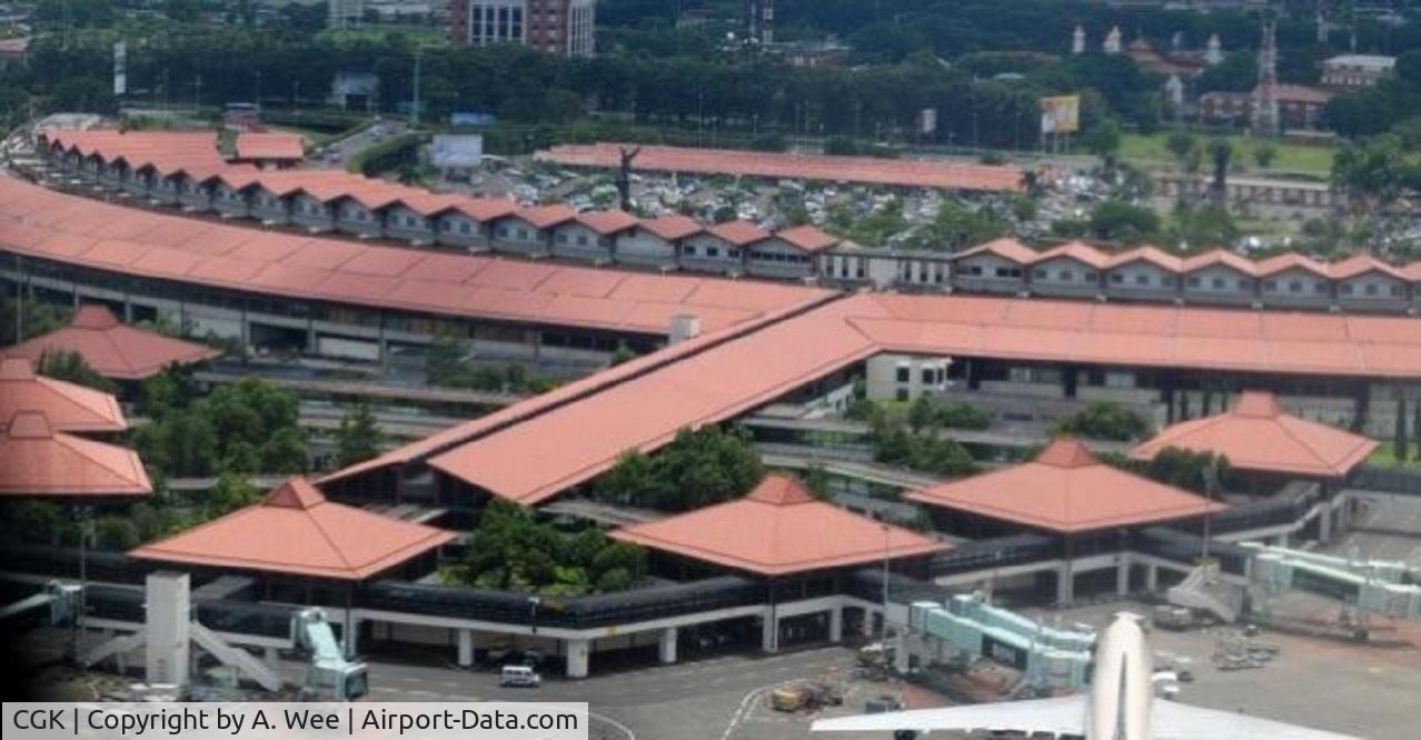 Soekarno-Hatta International Airport, Cengkareng, Banten (near Jakarta) Indonesia (CGK) - Soekarno-Hatta International Airport, Jakarta - Terminal 1 & Terminal 2 (Started operation in 1984)