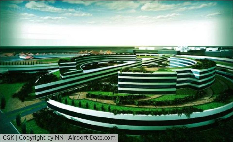 Soekarno-Hatta International Airport, Cengkareng, Banten (near Jakarta) Indonesia (CGK) - The Grand design of Soekarno-Hatta International Airport, Jakarta - (will be completed in 2020)
