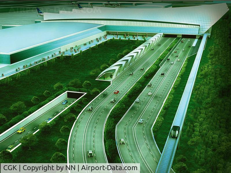 Soekarno-Hatta International Airport, Cengkareng, Banten (near Jakarta) Indonesia (CGK) - The Grand design of Soekarno-Hatta International Airport, Jakarta - (will be completed in 2020)