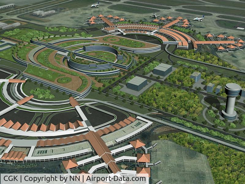Soekarno-Hatta International Airport, Cengkareng, Banten (near Jakarta) Indonesia (CGK) - The Grand design of Soekarno-Hatta International Airport, Jakarta - (will be completed in 2020)