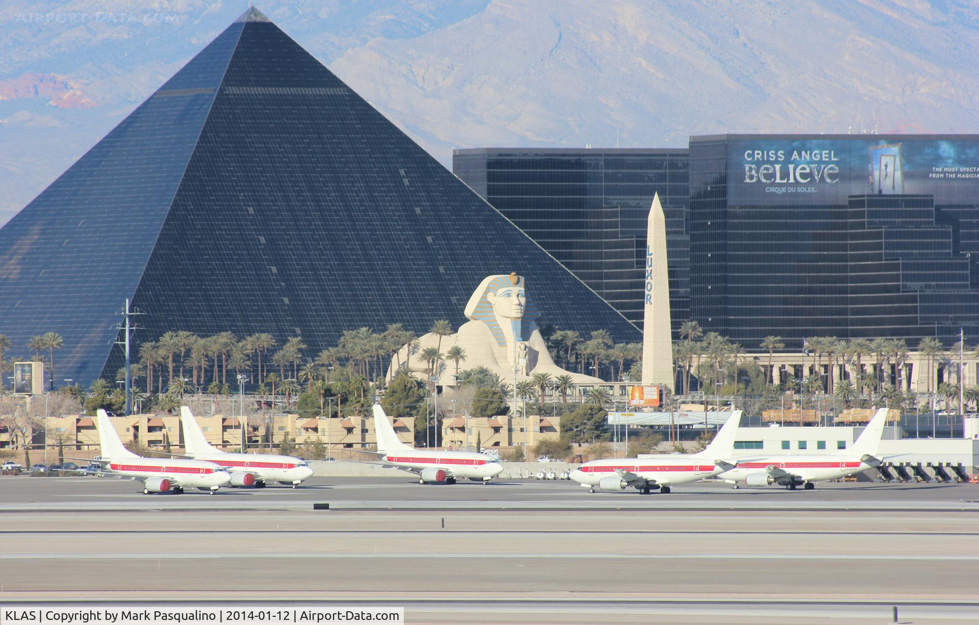 Harry Reid International Airport (LAS) - West ramp at McCarran International Airport