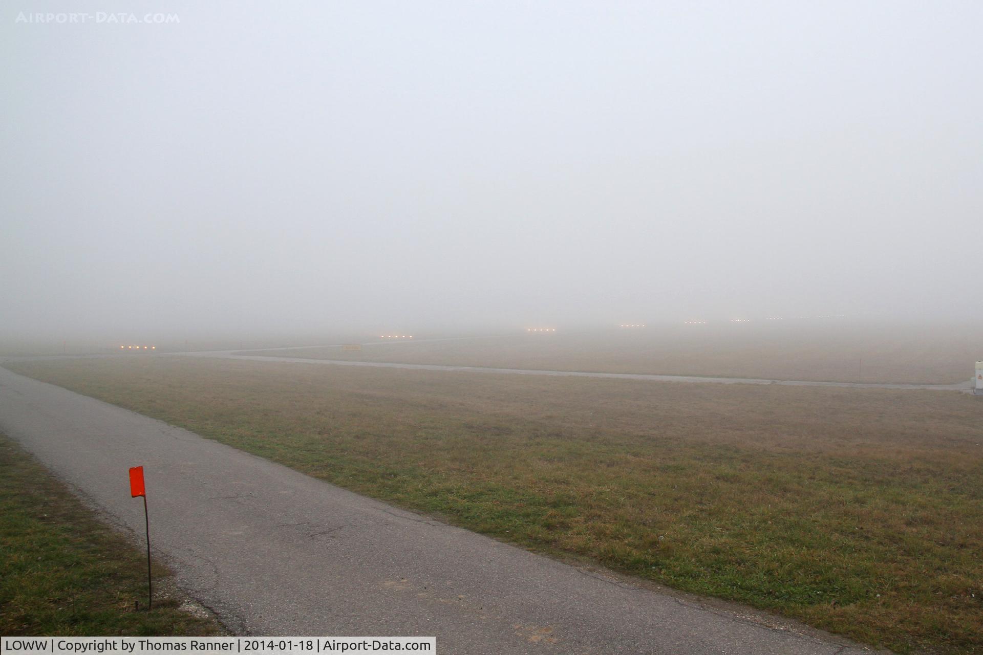 Vienna International Airport, Vienna Austria (LOWW) - Foggy morning @ Vienna International Airport