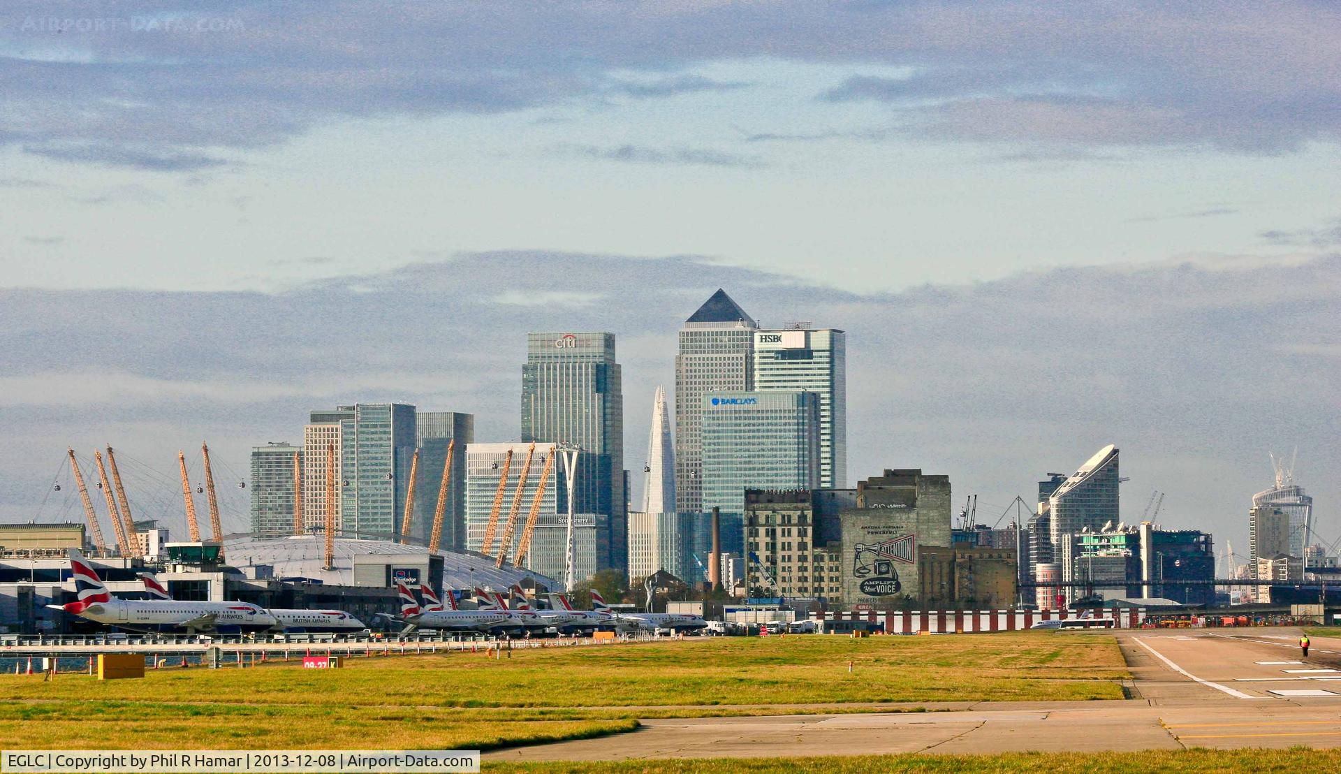 London City Airport, London, England United Kingdom (EGLC) - It's after noon on Sunday 8/12/2013 & LCY is opening up.