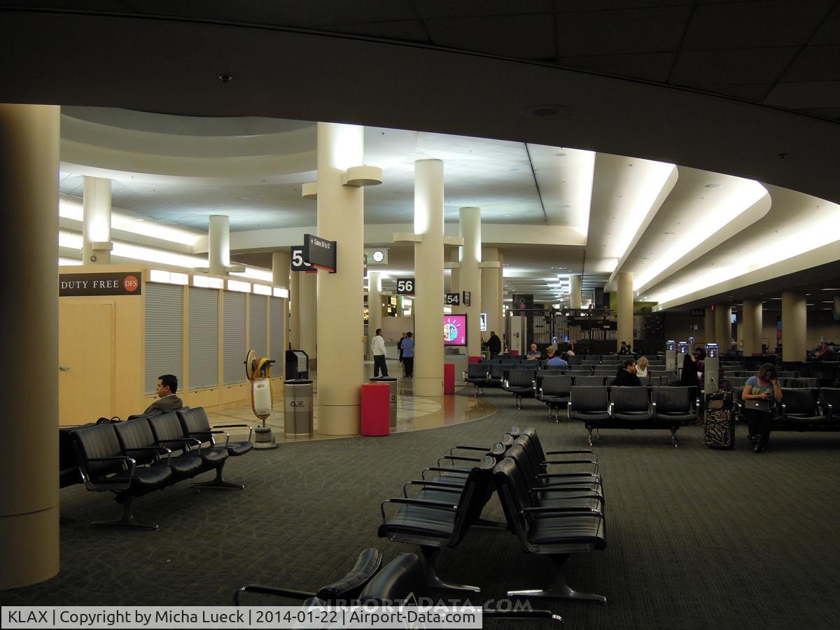 Los Angeles International Airport (LAX) - Delta's Terminal 5 at LAX at midnight