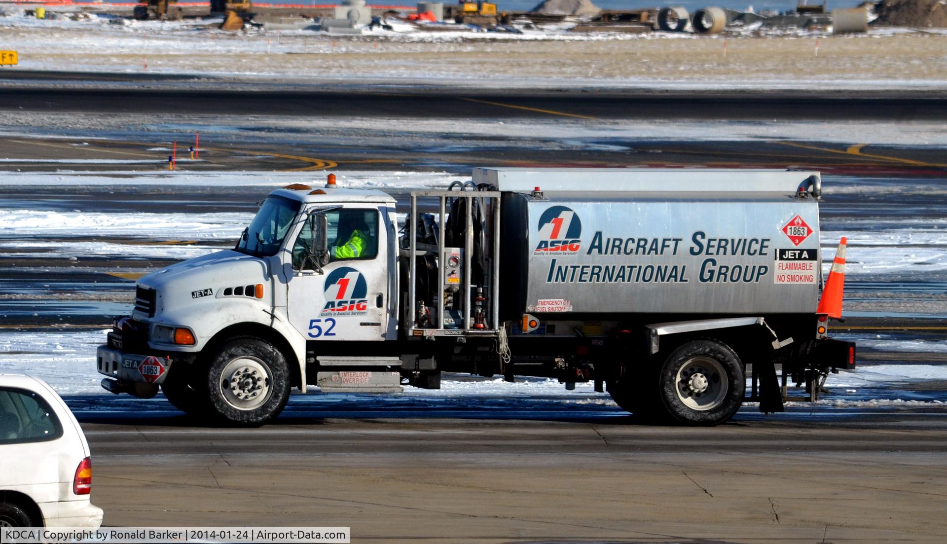 Ronald Reagan Washington National Airport (DCA) - Jet A fuel truck 53 National