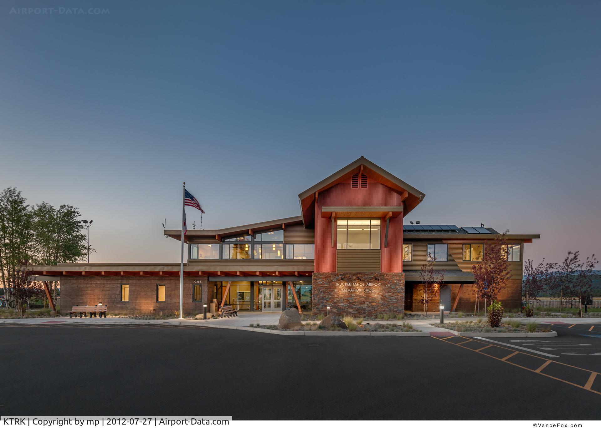Truckee-tahoe Airport (TRK) - Front of Terminal