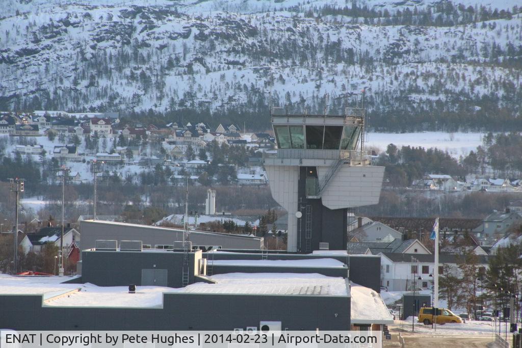 Alta Airport, Alta, Finnmark Norway (ENAT) - Control Tower at Alta seen against a snowy February Norwegian background