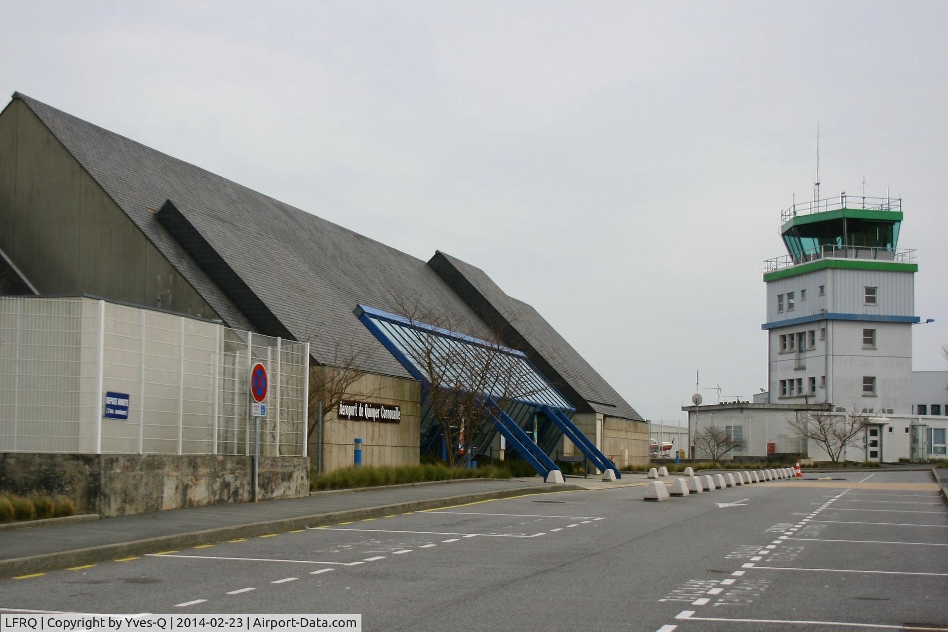 Quimper Pluguffan Airport, Quimper France (LFRQ) - Terminal and Control tower, Quimper-Cornouaille Airport (LFRQ-UIP)