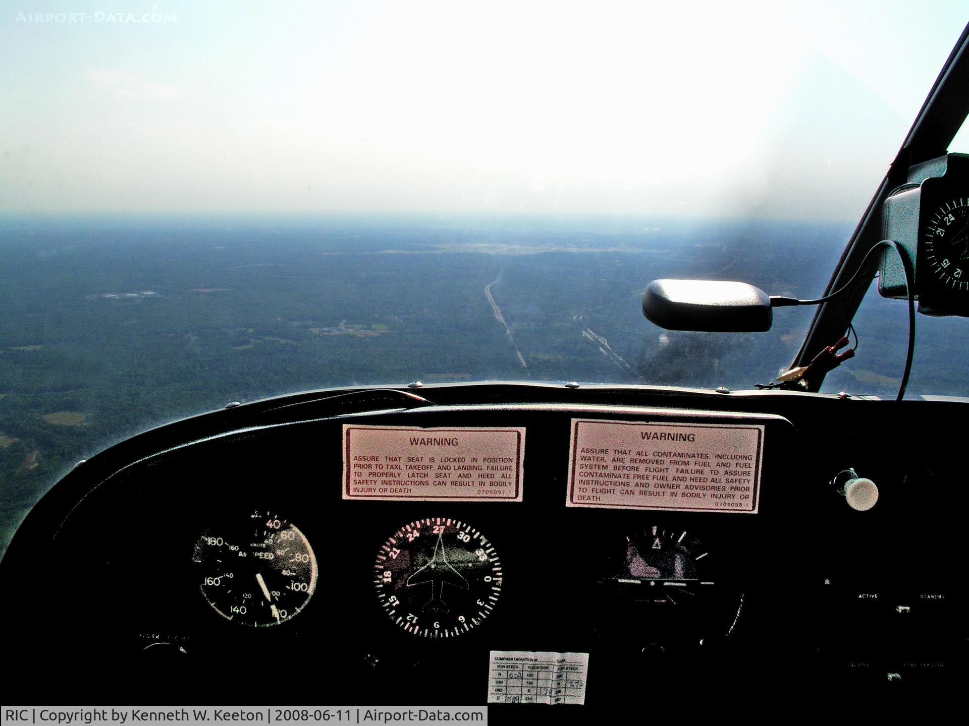 Richmond International Airport (RIC) - RIC, Richmond, Virginia, from the East. Photo by Kenneth W. Keeton 6-11-2008.