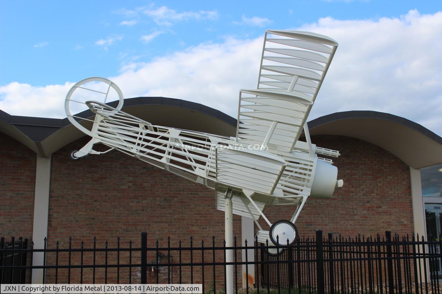 Jackson County-reynolds Field Airport (JXN) - In front of their Exec terminal