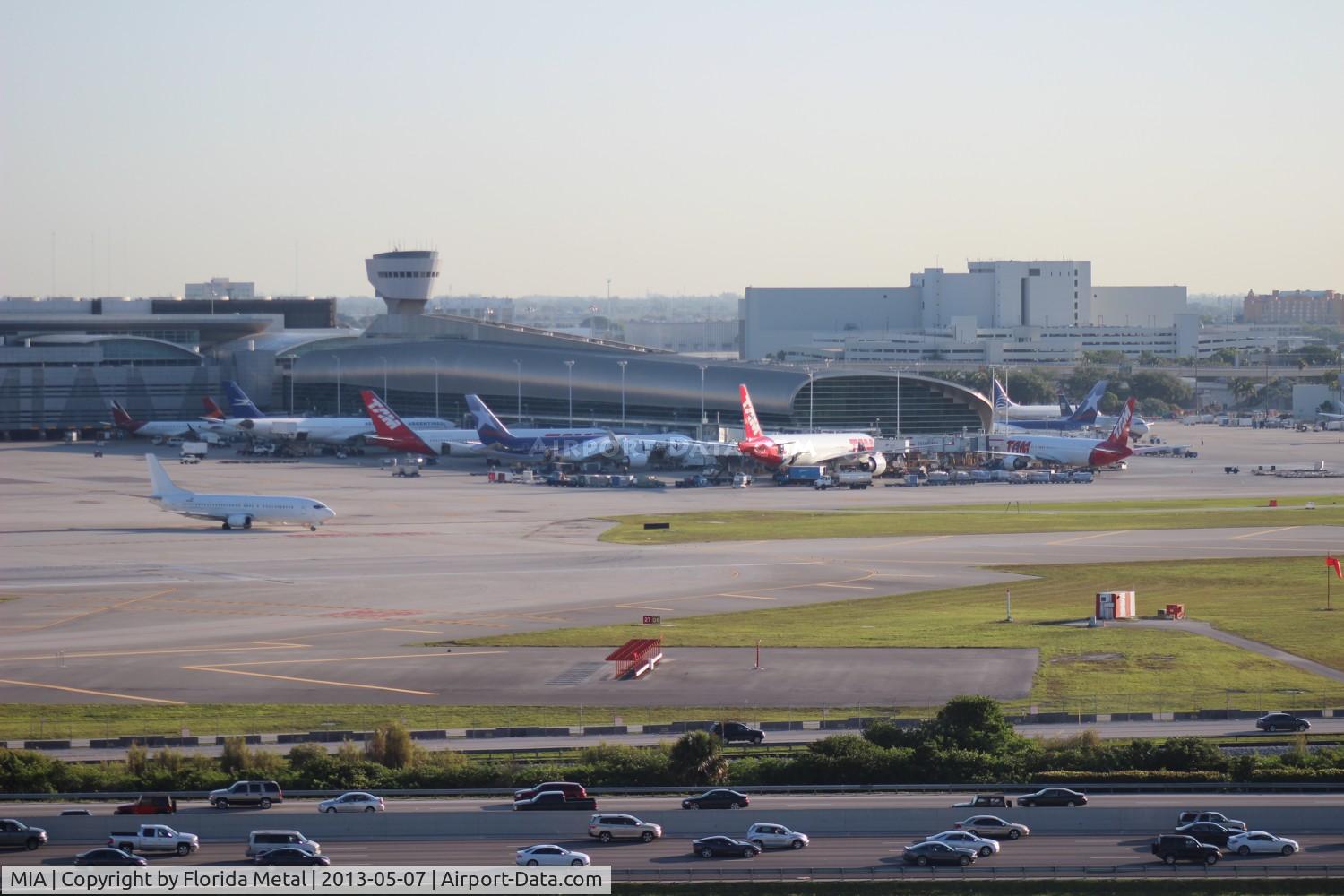 Miami International Airport (MIA) - Terminal J dominated by LAN and TAM