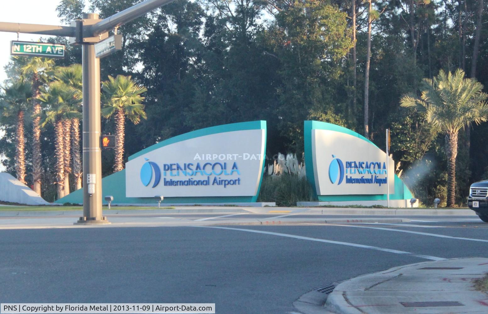 Pensacola Gulf Coast Regional Airport (PNS) - Entrance to Pensacola Airport