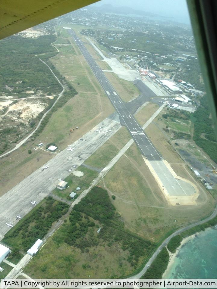 VC Bird International Airport, Saint John's, Antigua Antigua and Barbuda (TAPA) - Arial of ANU