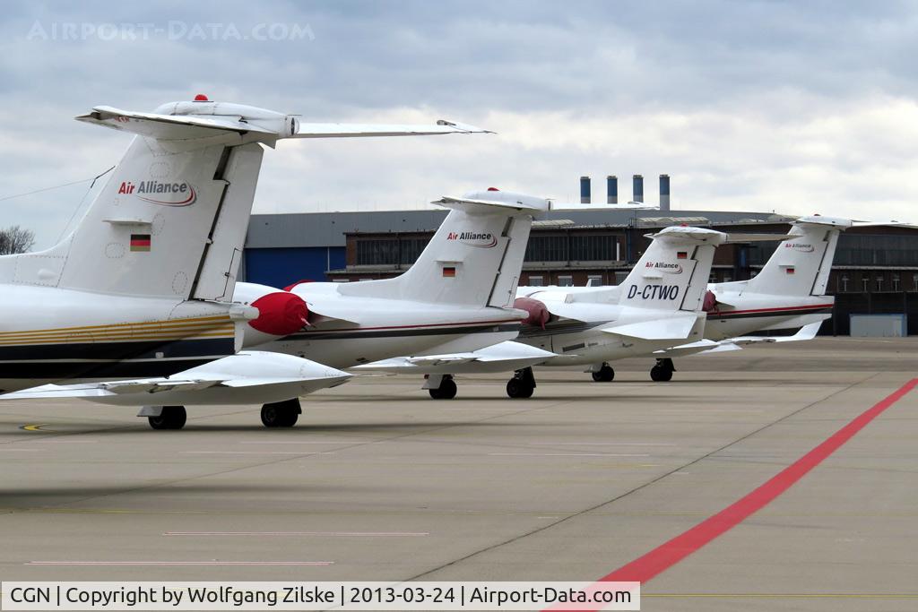 Cologne Bonn Airport, Cologne/Bonn Germany (CGN) - 4 x Air Alliance tails