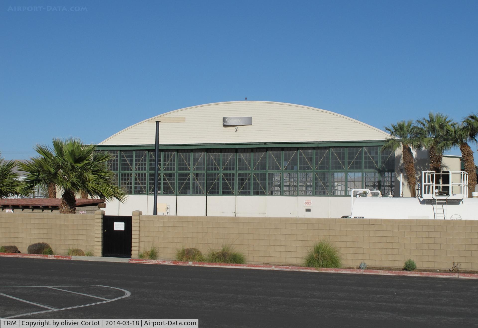 Jacqueline Cochran Regional Airport (TRM) - one of the hangars