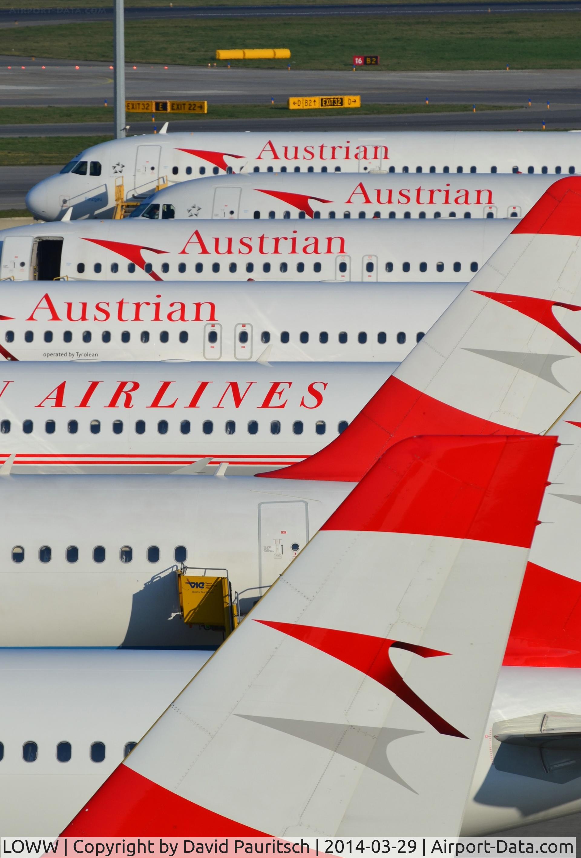 Vienna International Airport, Vienna Austria (LOWW) - Busy day at Vienna...