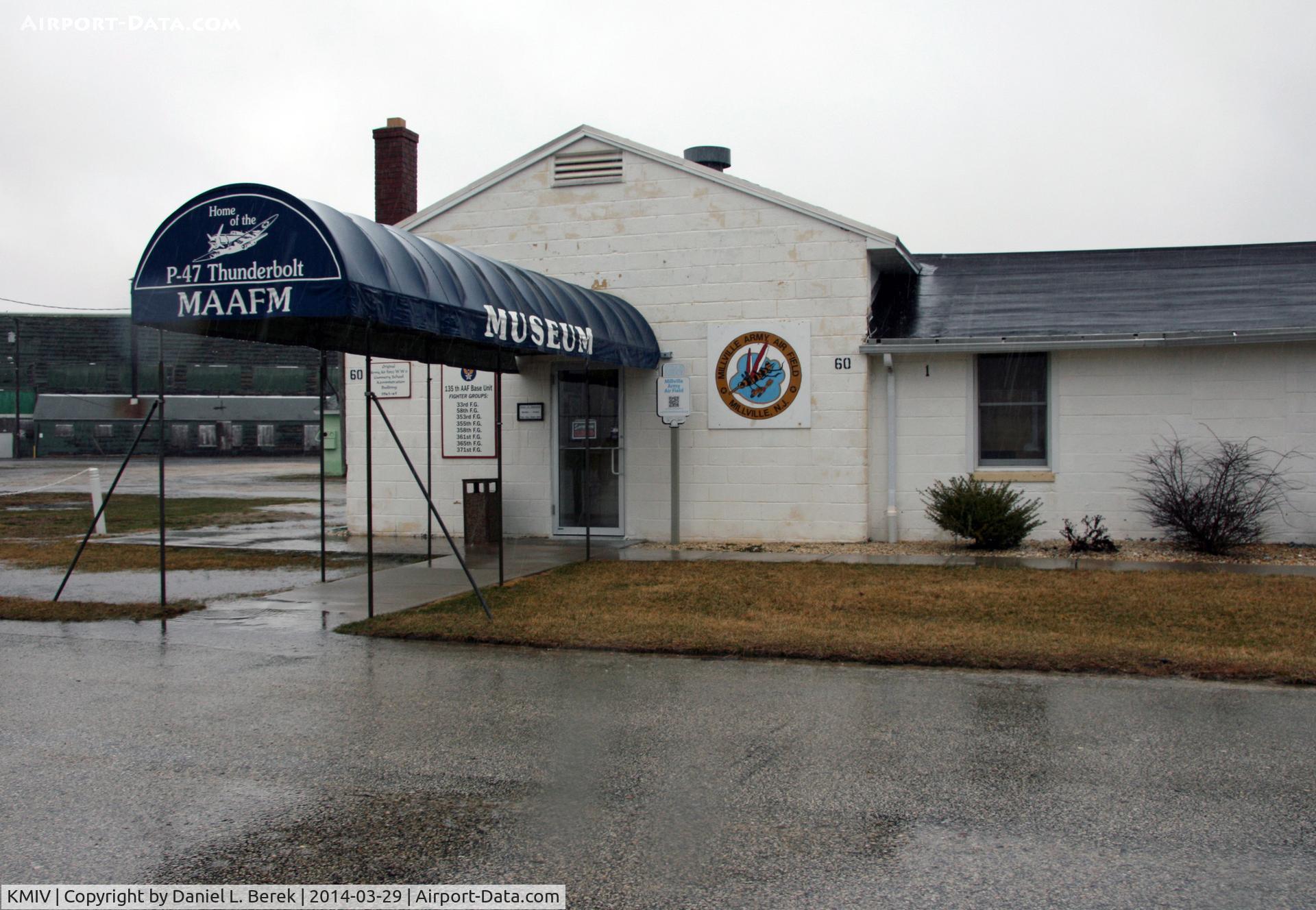 Millville Municipal Airport (MIV) - The Millville Airmy Air Force museum tells the history of this important little airport.  I have reviewed this museum on Trip Advisor.