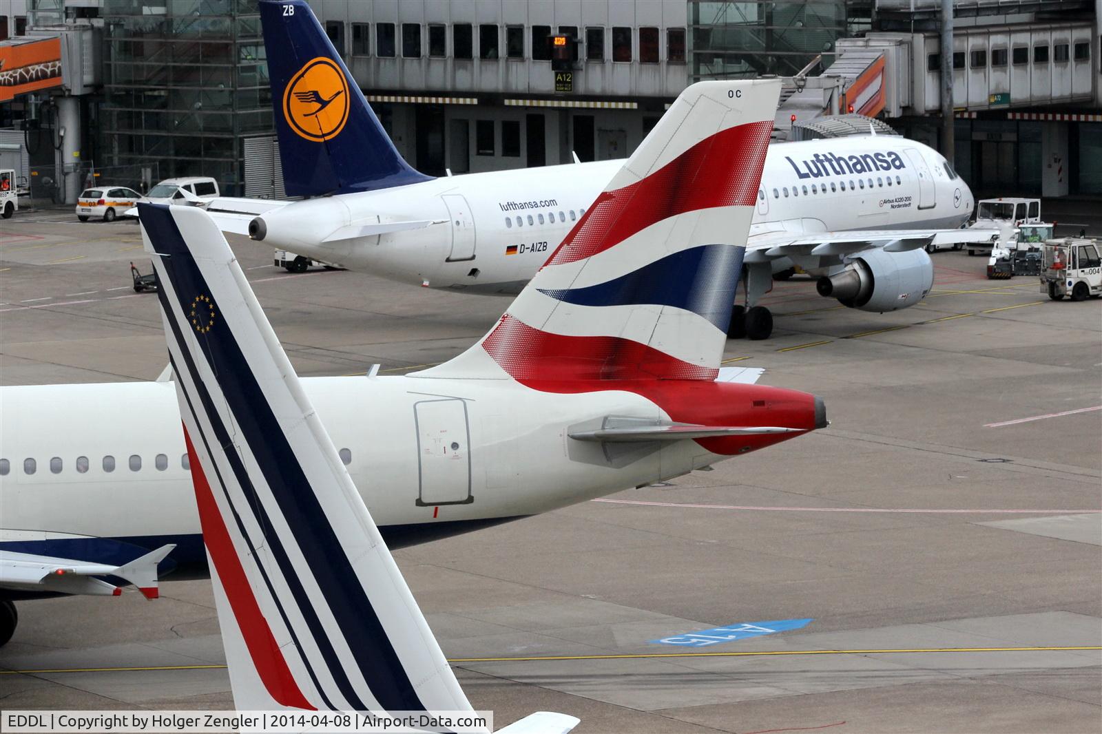 Düsseldorf International Airport, Düsseldorf Germany (EDDL) - European colors.....