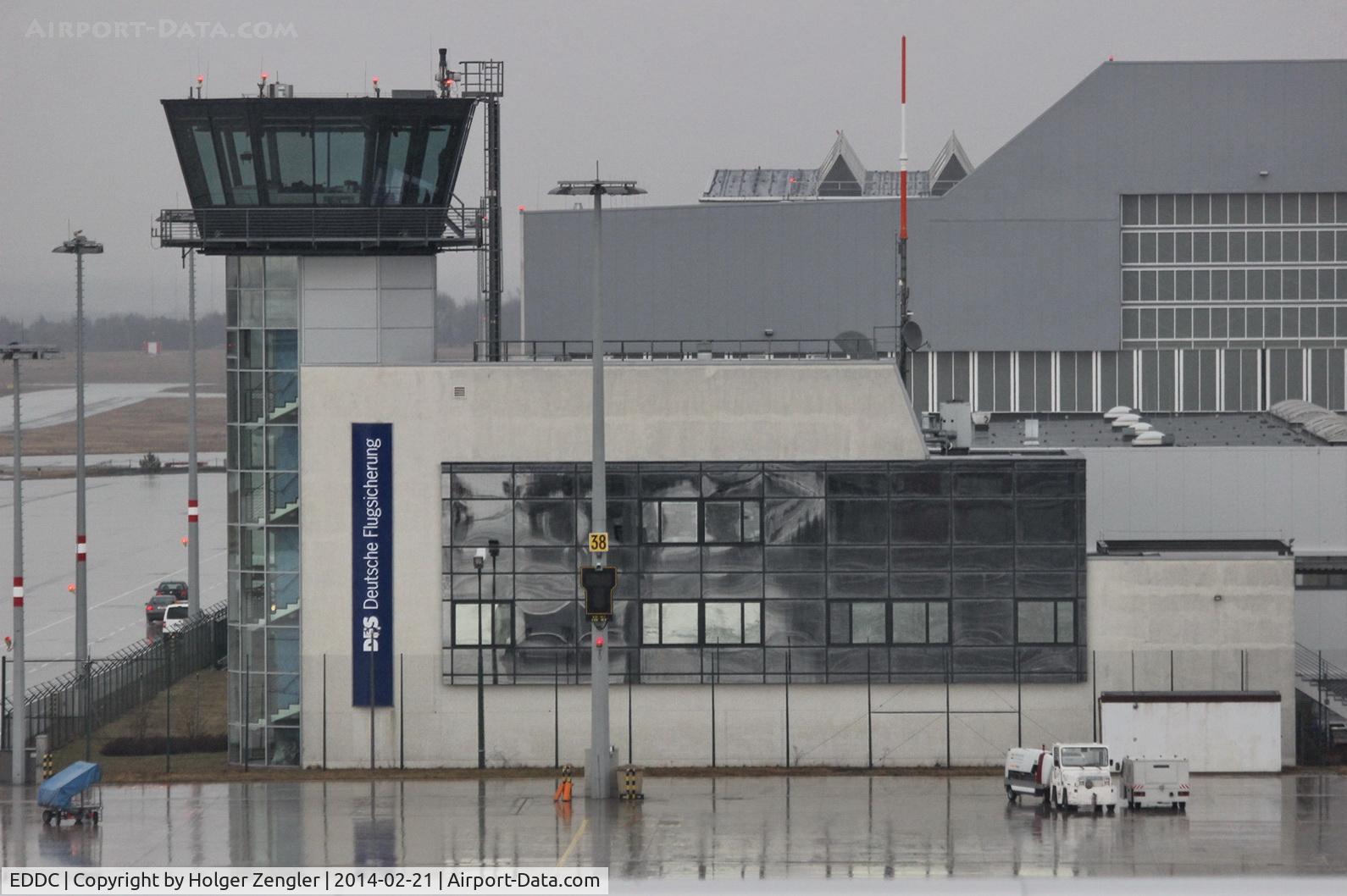 Dresden Klotzsche Airport, Dresden Germany (EDDC) - Dresden tower.....