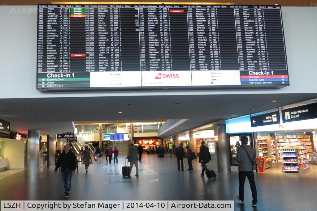 Zurich International Airport, Zurich Switzerland (LSZH) - Zürich Airport - Check In 1