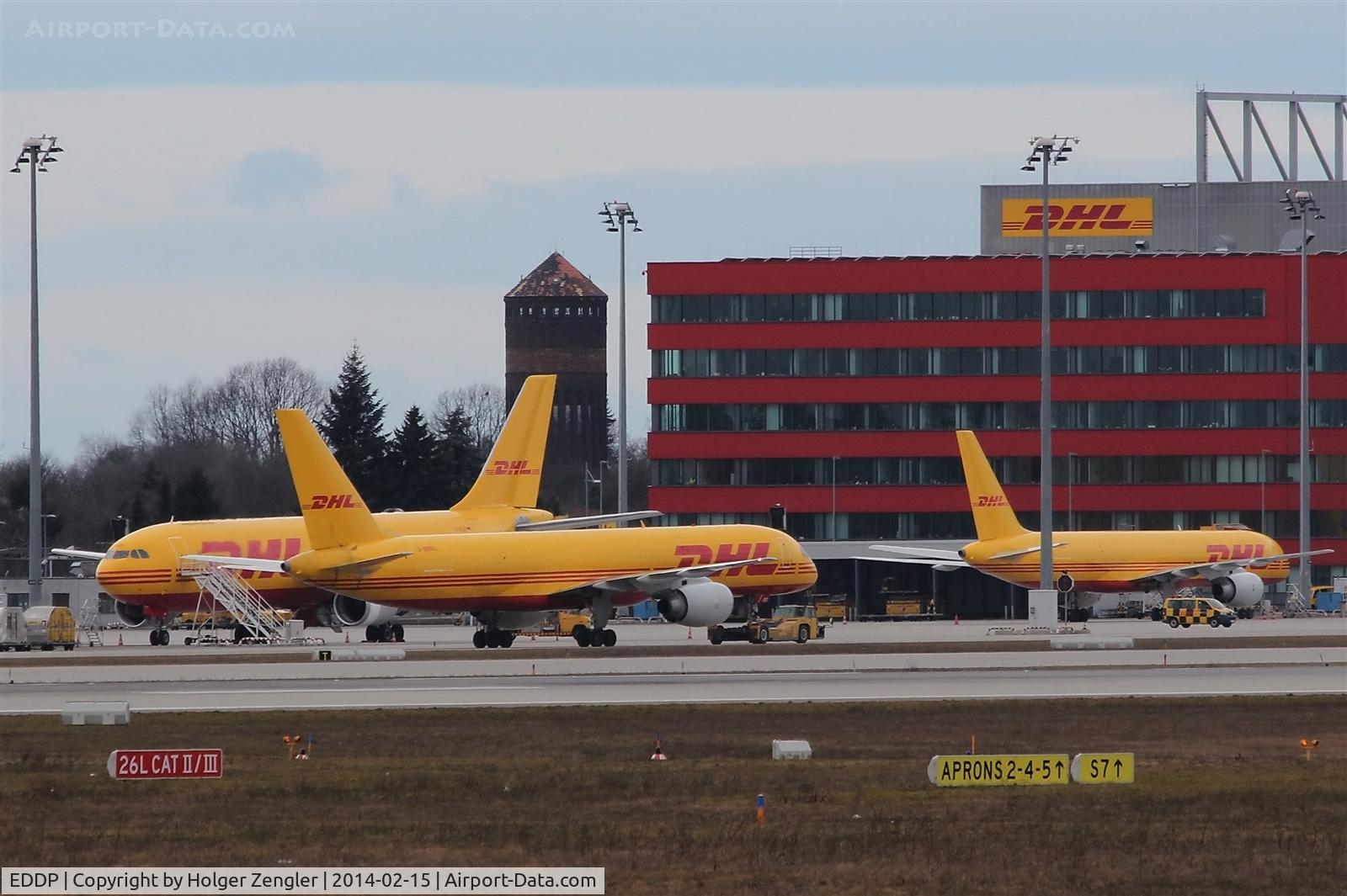 Leipzig/Halle Airport, Leipzig/Halle Germany (EDDP) - Saturday afternoon and the sky is grey...