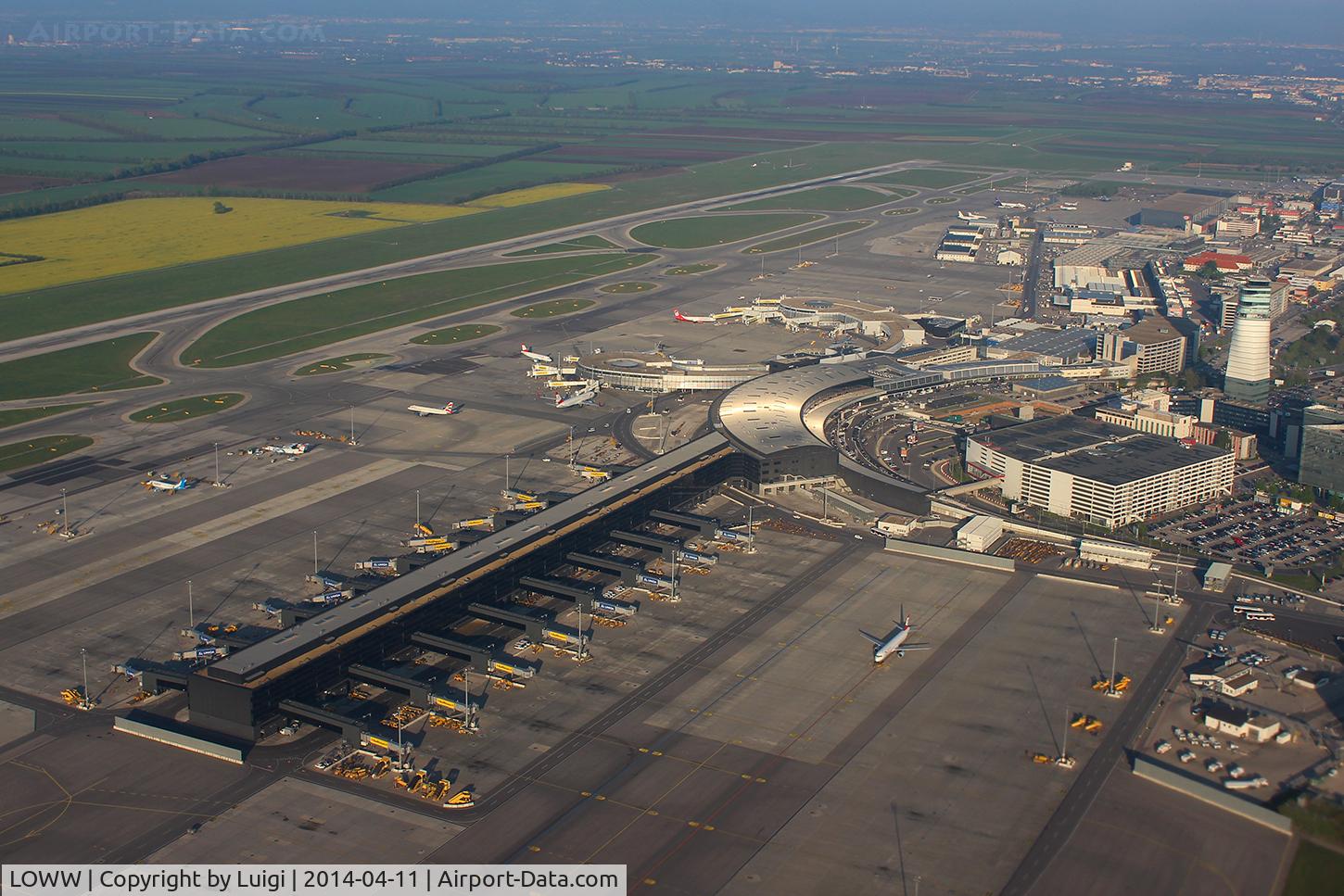 Vienna International Airport, Vienna Austria (LOWW) - Take off!!