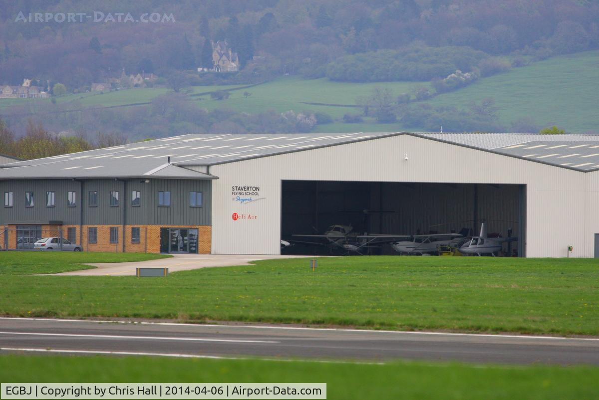 Gloucestershire Airport, Staverton, England United Kingdom (EGBJ) - Staverton Flying School hangar