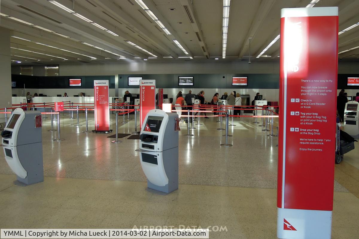 Melbourne International Airport, Tullamarine, Victoria Australia (YMML) - Qantas check-in area