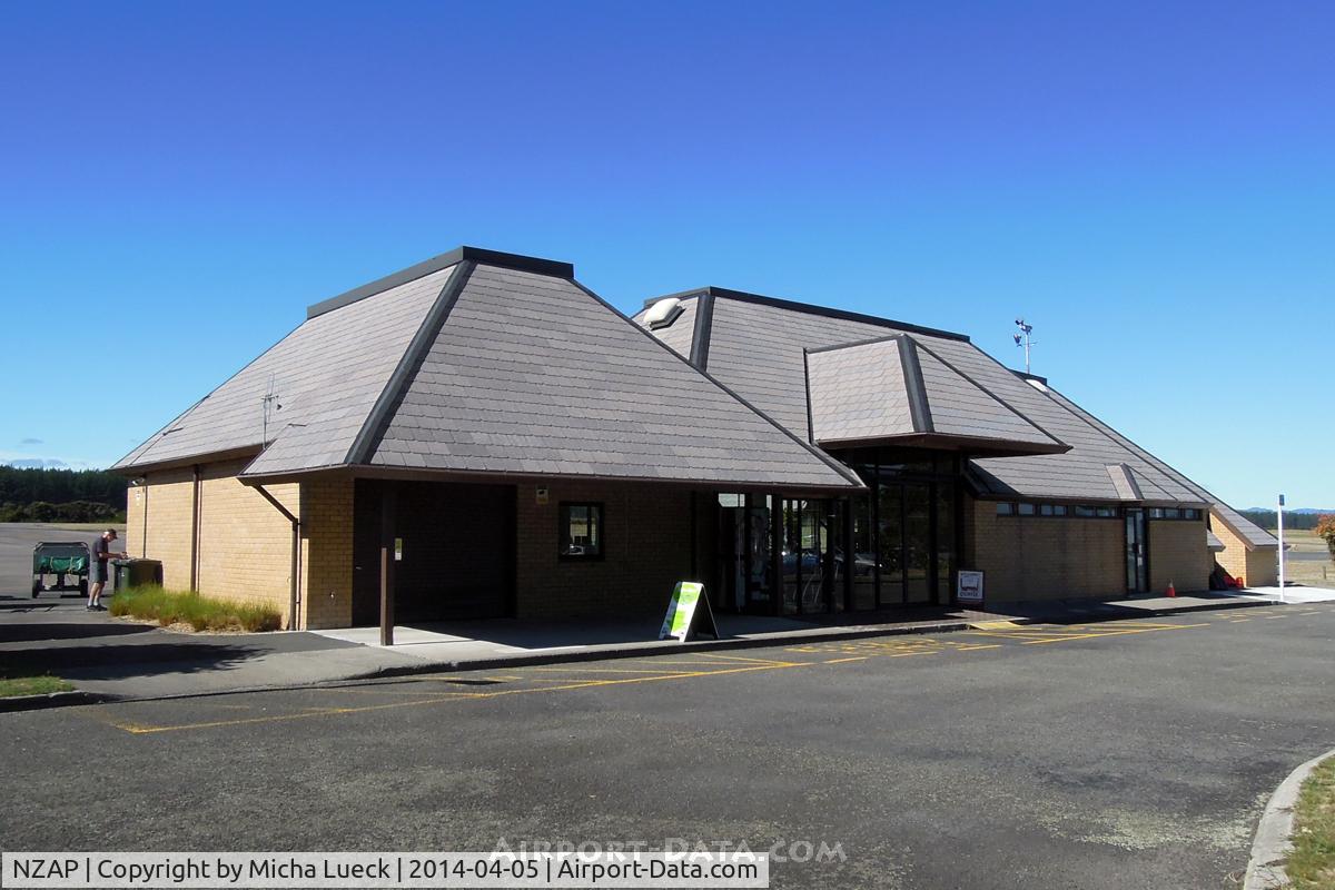 Taupo Airport, Taupo New Zealand (NZAP) - The terminal in Taupo