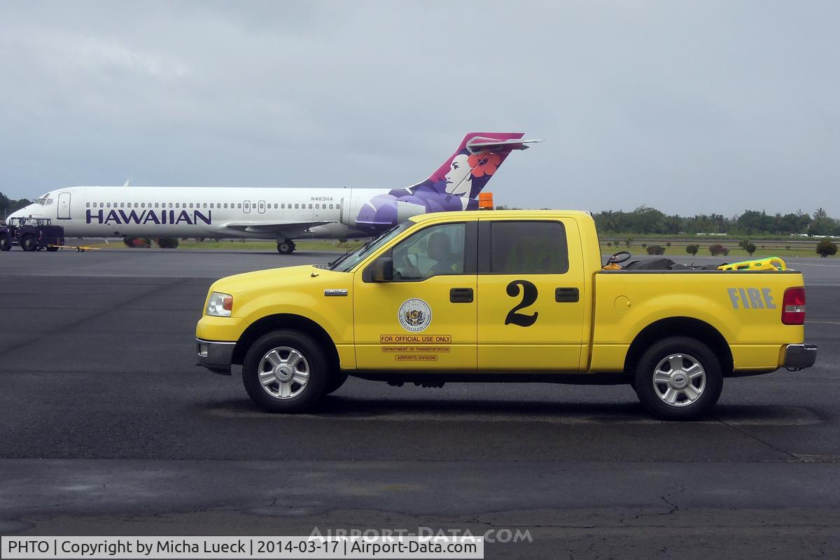 Hilo International Airport, Hilo, Hawaii United States (PHTO) - At Hilo