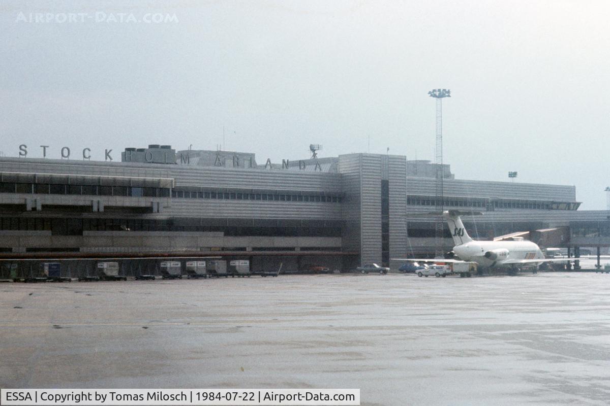 Stockholm-Arlanda Airport, Stockholm Sweden (ESSA) - An early picture from 1984