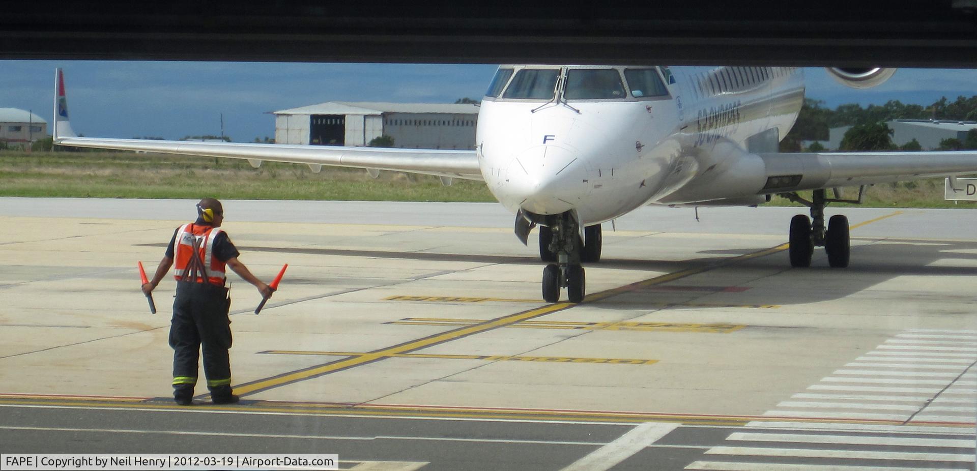 Port Elizabeth Airport, Port Elizabeth South Africa (FAPE) - from inside the Terminal building