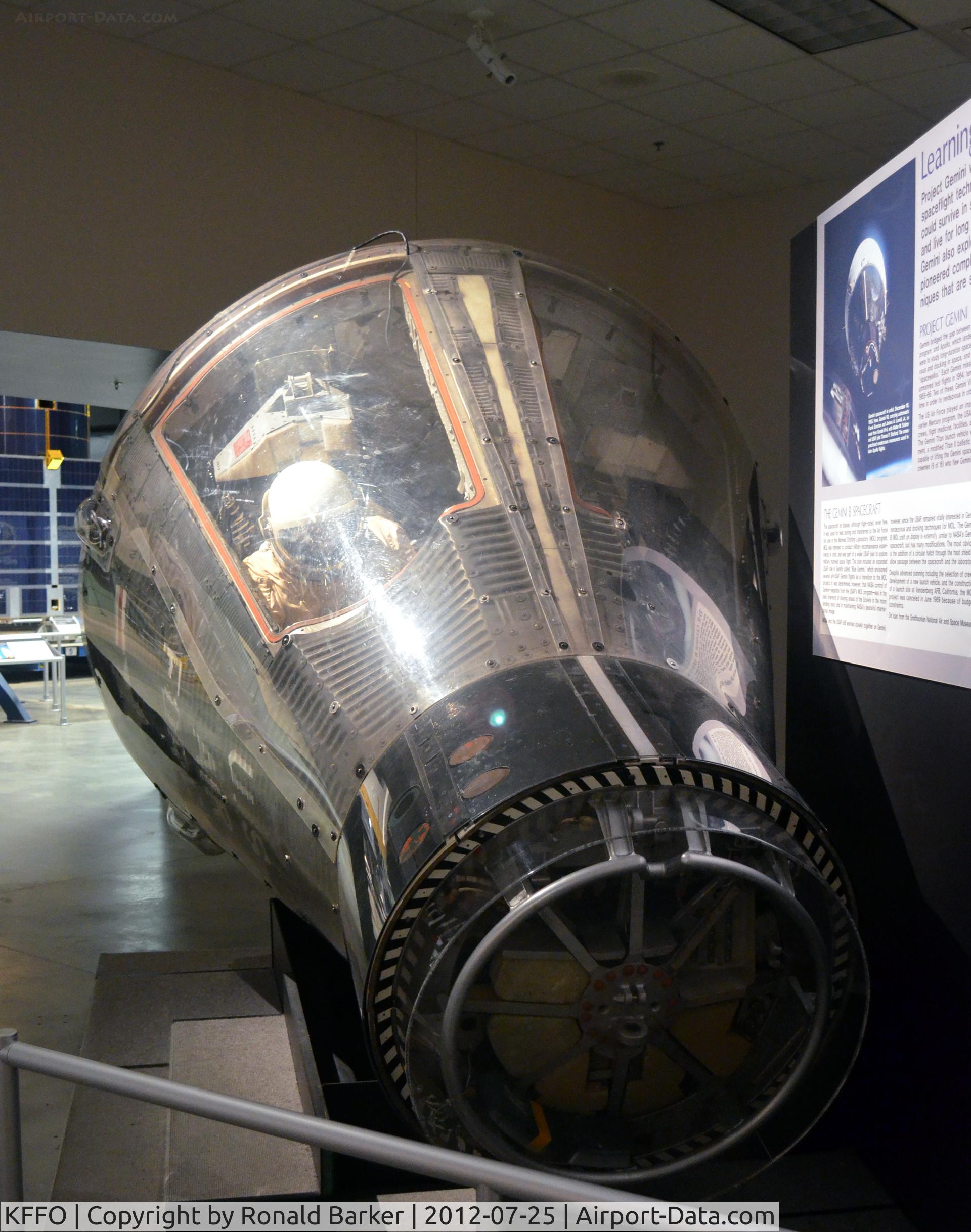 Wright-patterson Afb Airport (FFO) - Gemini capsule at the AF Museum