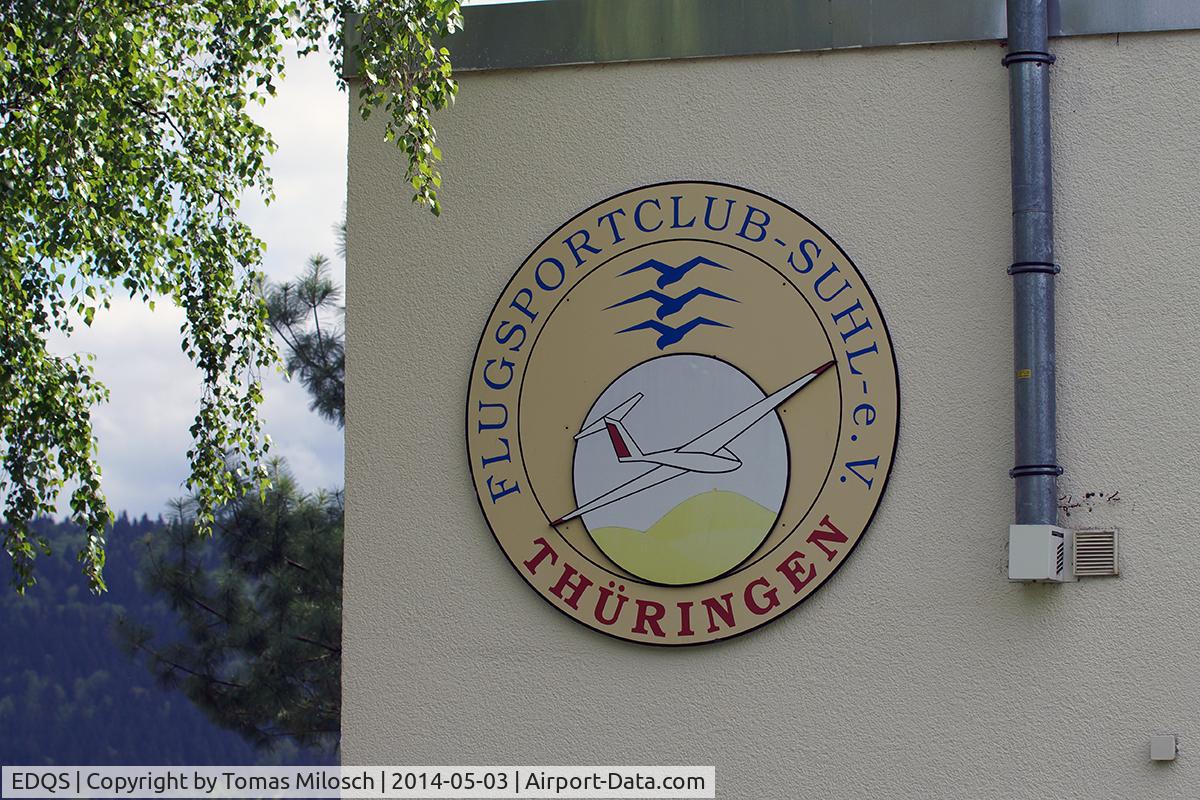 EDQS Airport - A gliding club is located at Suhl-Goldlauter airport in Thuringia, Germany