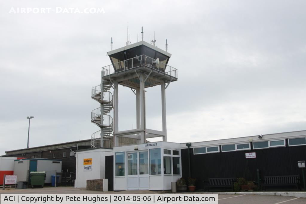 Alderney Airport, Alderney, Channel Islands United Kingdom (ACI) - Alderney CI, terminal and control tower