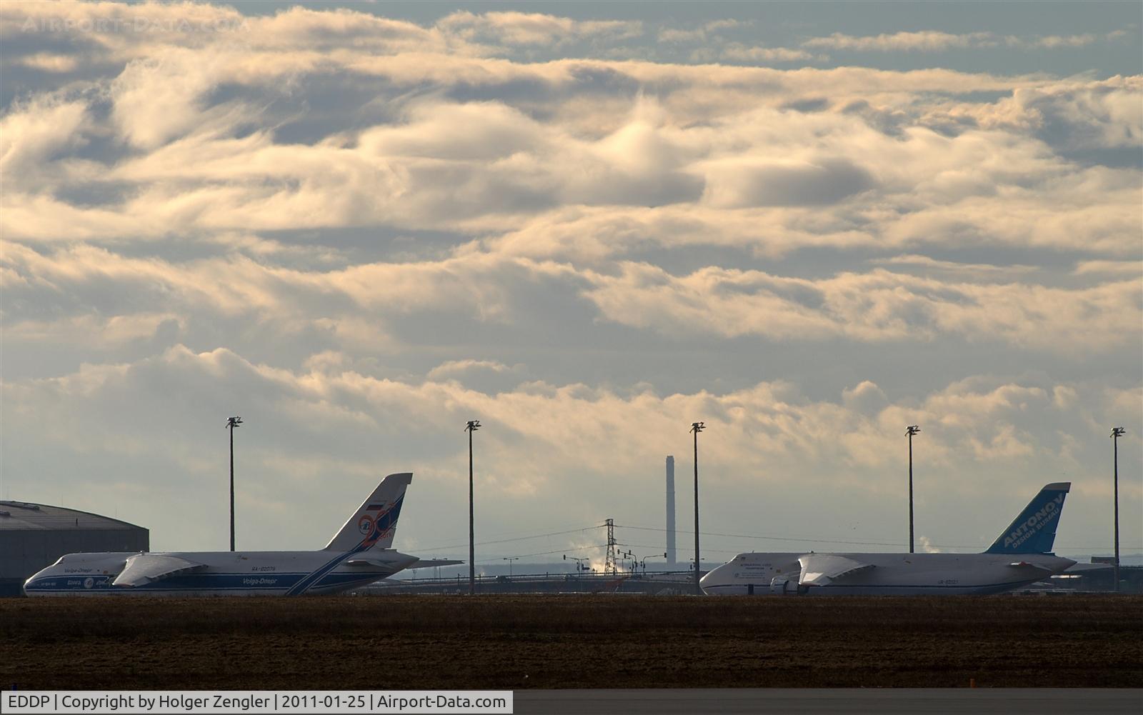 Leipzig/Halle Airport, Leipzig/Halle Germany (EDDP) - Apron 2 under a dramatic sky.....