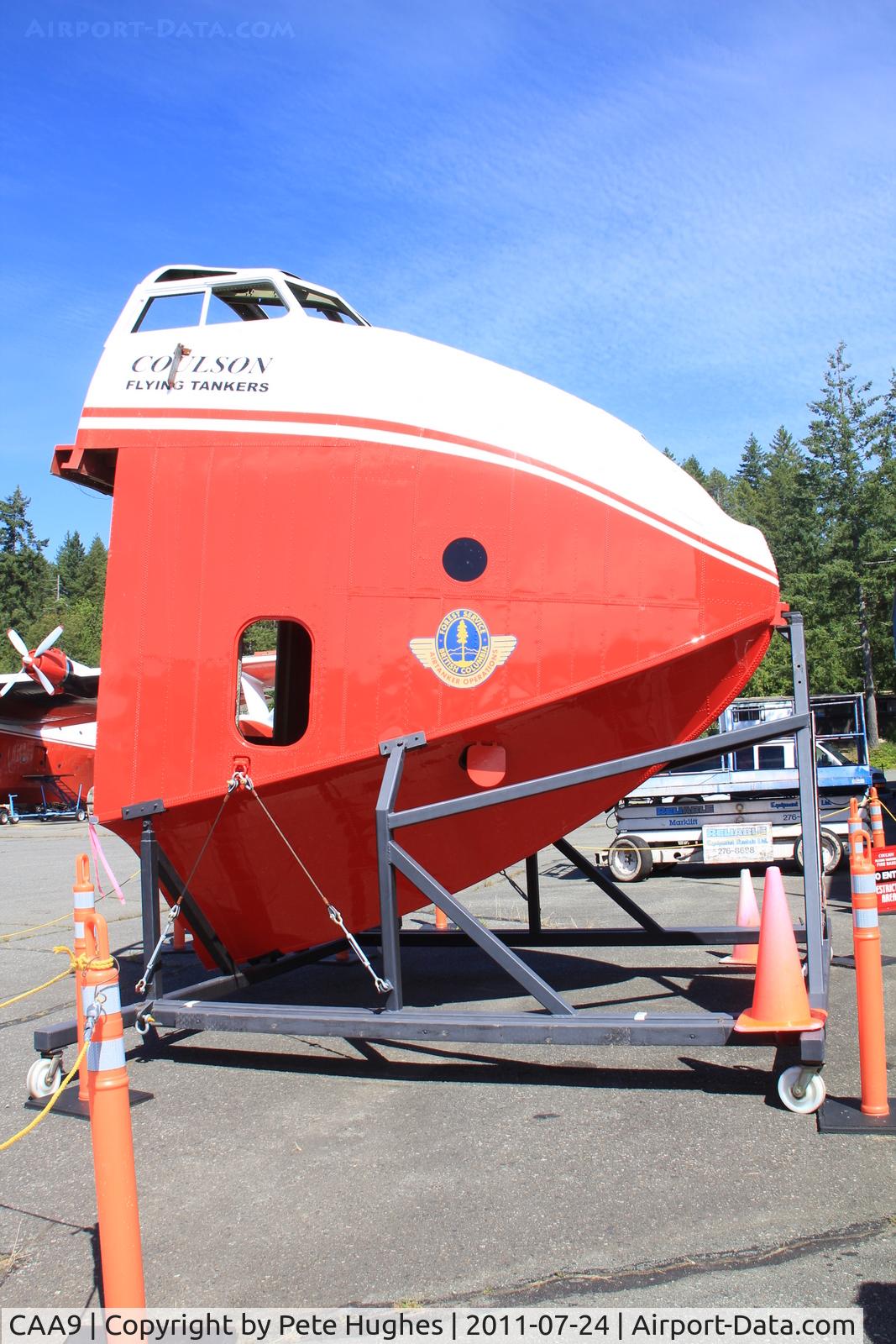 CAA9 Airport - nose section of the unfinished MartinMars #8.