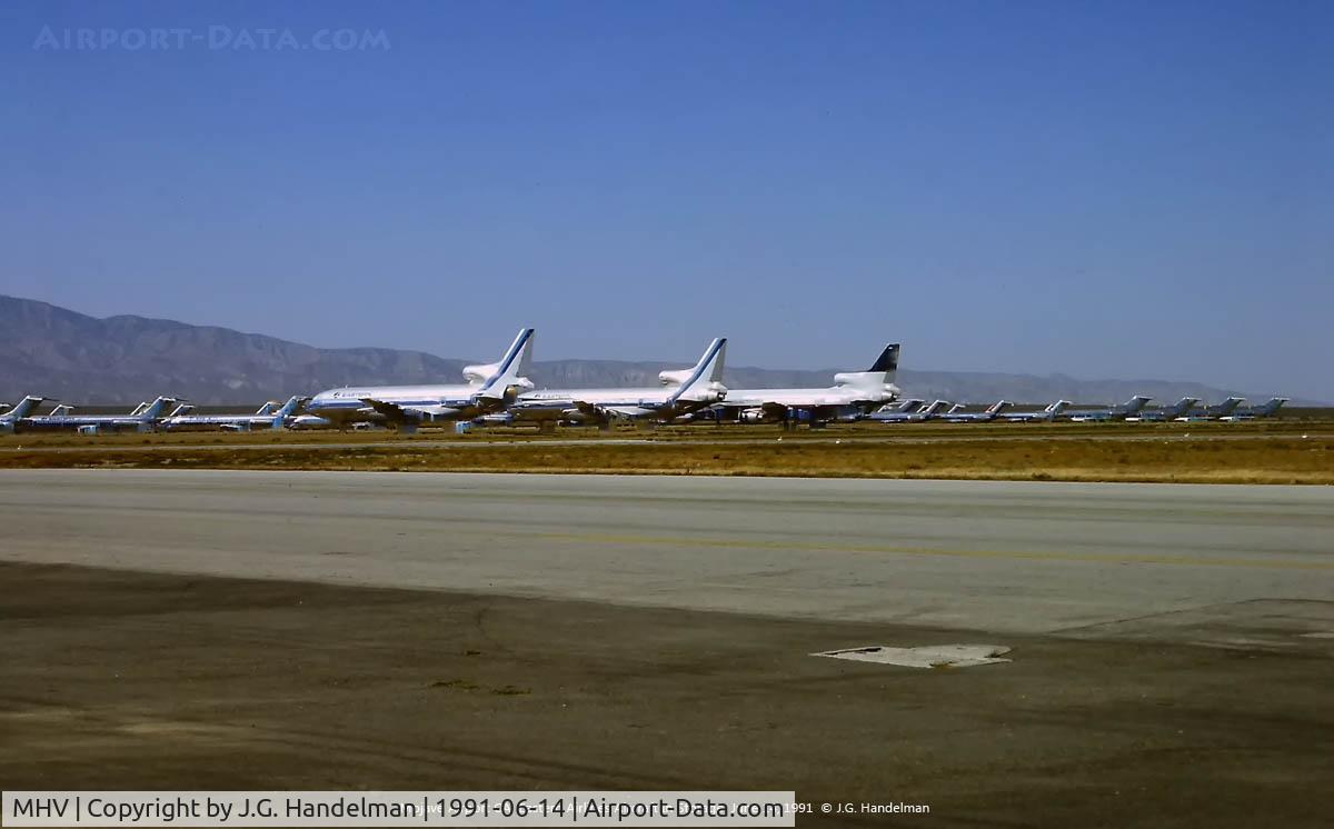 Mojave Airport (MHV) - Part of Eastern Airlines fleet in storage.
