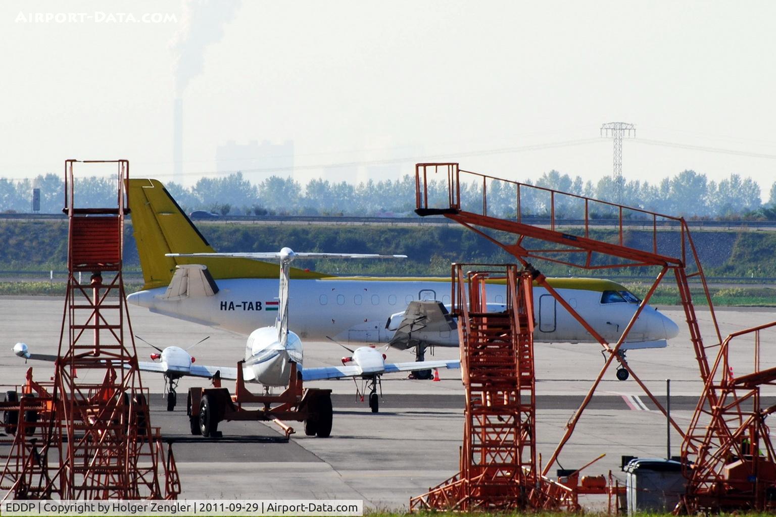 Leipzig/Halle Airport, Leipzig/Halle Germany (EDDP) - View to apron 2....