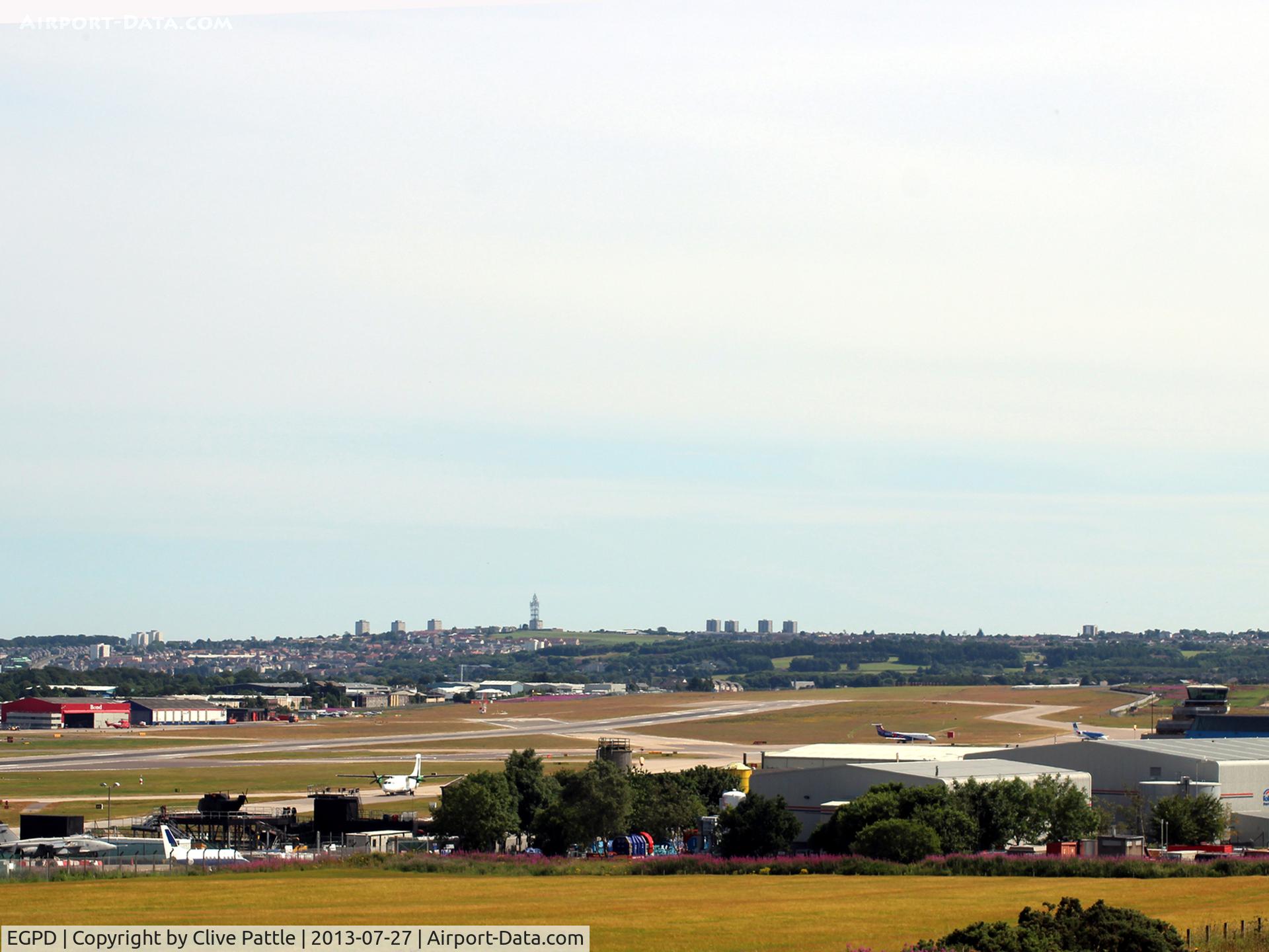 Aberdeen Airport, Aberdeen, Scotland United Kingdom (EGPD) - General view of EGPD Aberdeen Airport looking southeast