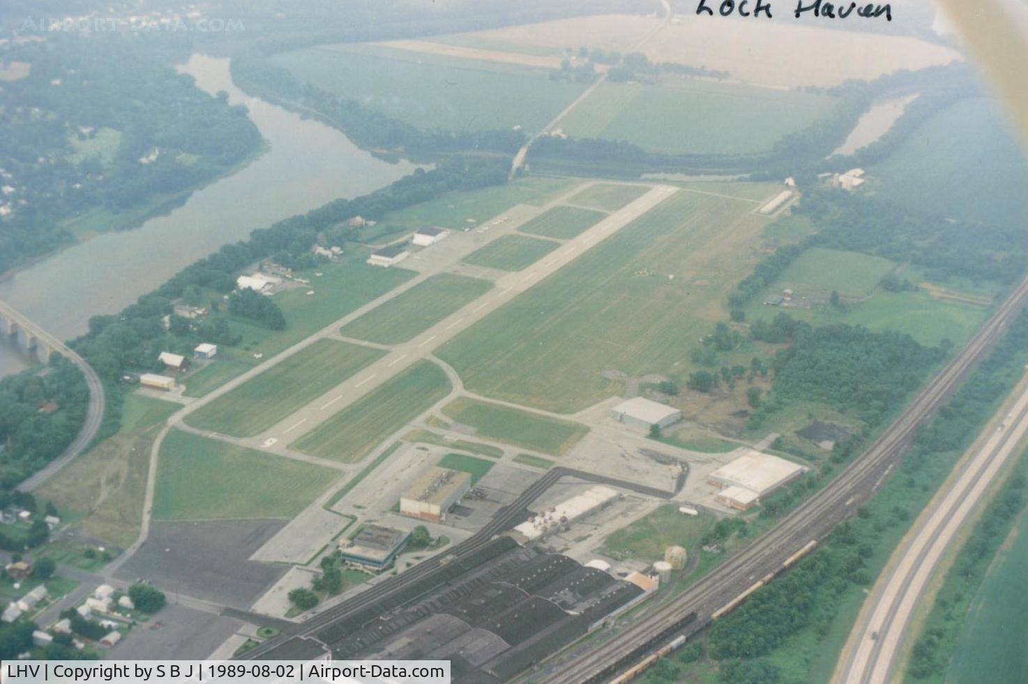 William T. Piper Memorial Airport (LHV) - Taken in 1989 when I made my only trip there. My dad was there to pick up a new J5A in 1940.